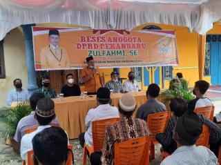 Reses Zulfahmi, Warga Rejosari Pekanbaru Minta Peningkatan Ekonomi Produktif