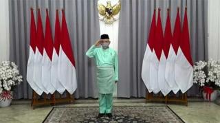 Wapres RI Kenakan Busana Adat Melayu pada Upacara Peringatan Hari Pancasila 2021
