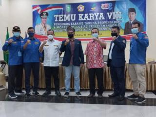 Muhammad Andri Terpilih Sebagai Karang Taruna Provinsi Riau Masa Bakti 2021-2026