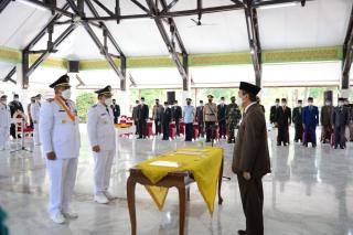 Gubernur Riau Lantik Dua Pasangan Kepala Daerah Terpilih Periode 2021-2026