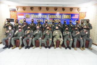 Latihan Tempur Bersama TNI-AU dan Amerika di Lanud Rsn Resmi Ditutup