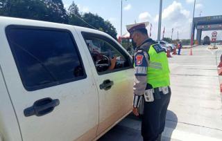 Turunkan Angka Penyebaran Covid-19, Tol Pekanbaru - Dumai Disekat