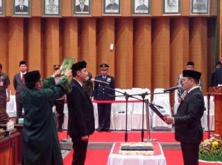 Rapat Paripurna Pelantikan PAW Anggota DPRD Pekanbaru Indra Sani, Sabarudi: Semoga Bisa Kompak dan Solid
