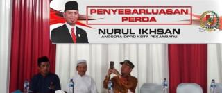 Nurul Ikhsan Sosialisasikan Perda Kota Pekanbaru Nomor 4 Tahun 2021