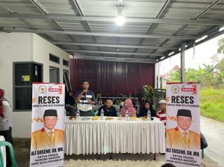 Anggota DPRD Pekanbaru Ali Suseno Jemput Aspirasi Warga di Dapilnya