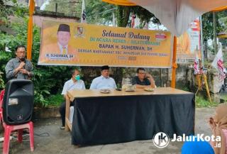 Reses Suherman di Kampung Bandar, Warga Keluhkan Drainase