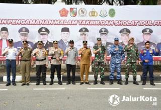Wakil Ketua DPRD Pekanbaru Ginda Burnama Hadiri Apel Pengamanan Malam Takbiran
