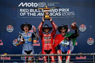 Pecco Bagnaia Menangi Balapan di Sirkuit COTA Usai Marc Marquez Tergelincir