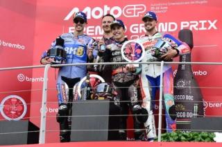 Pembalap Italia tak Mampu Tahan Laju Posisi Pertama Marc Marquez di Sirkuit Mugello